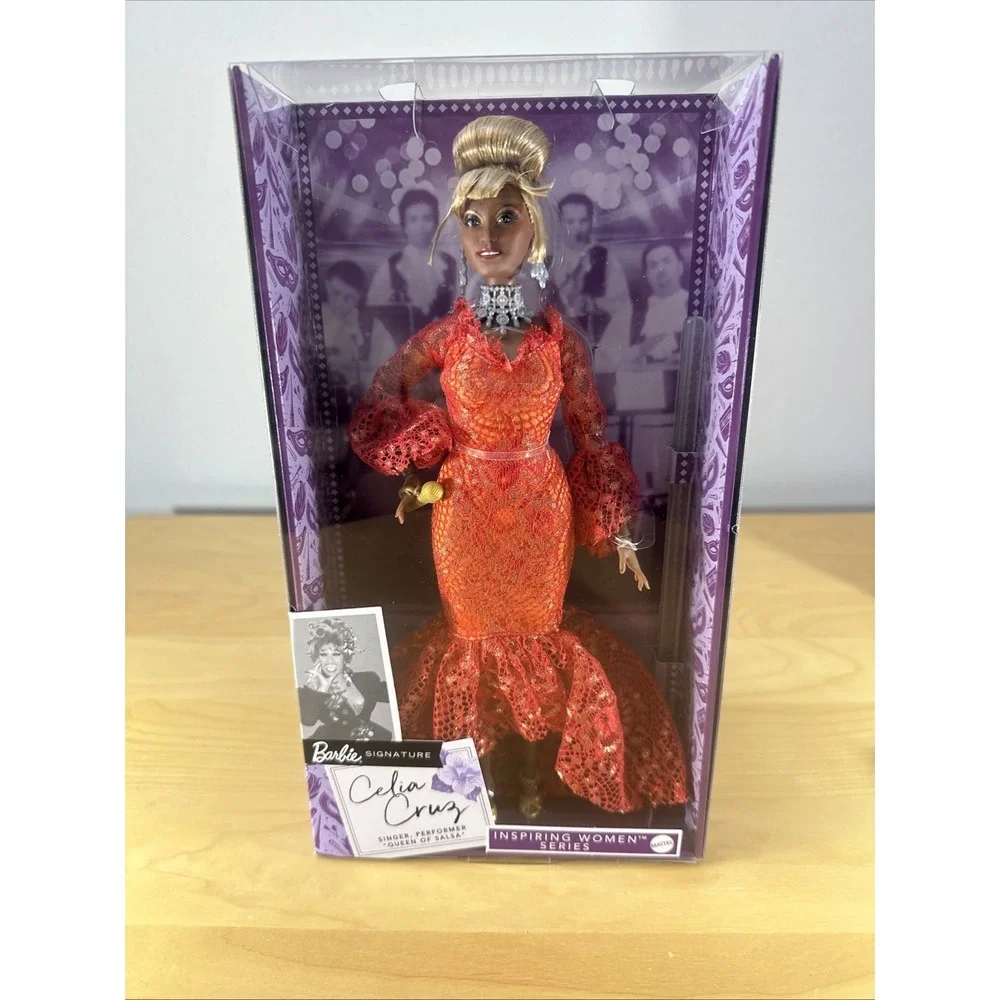 Mettel Barbie Signature: Inspiring Women Celia Cruz Doll - HJX31